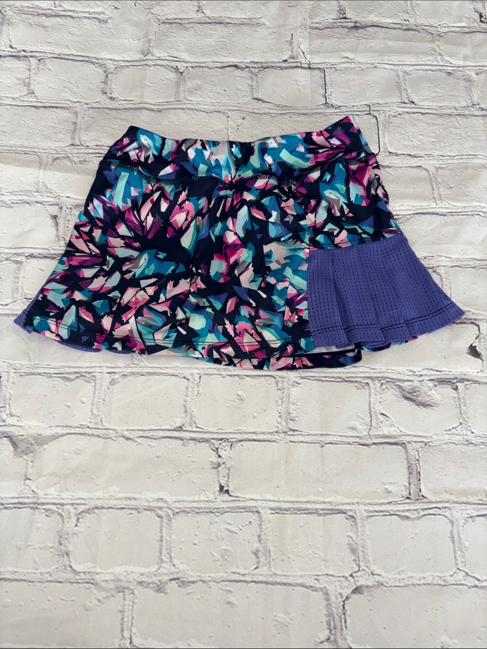 Youth Champion Colorful Abstract Athletic Skort Size 7/8
